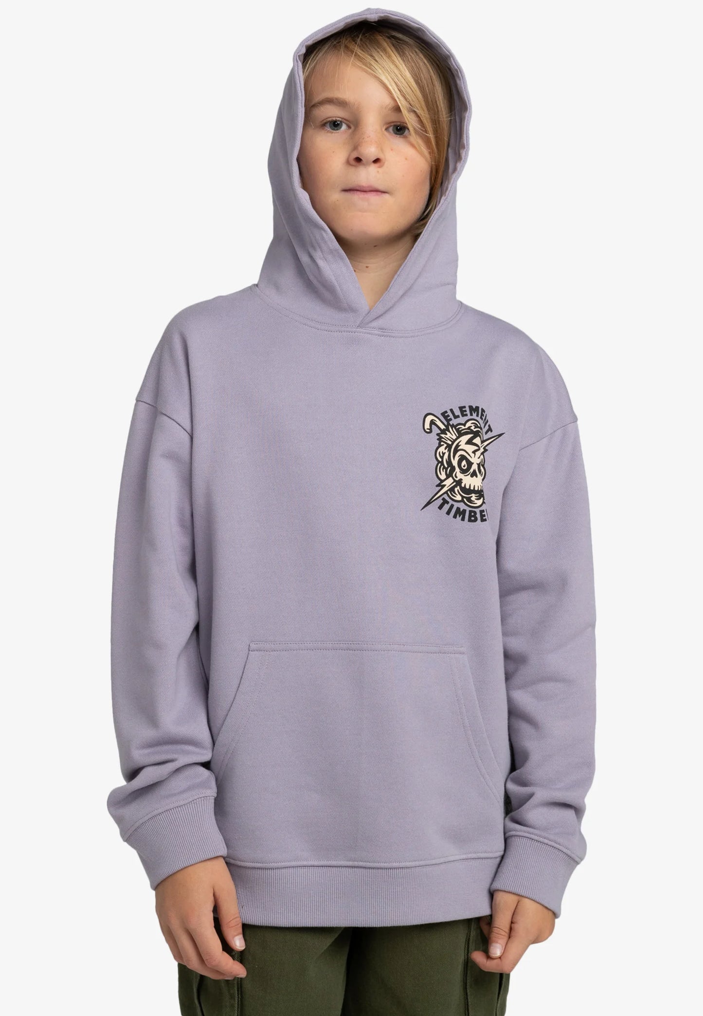 ELEMENT - SUMMON HOOD YOUTH - LAVENDAR GRAY