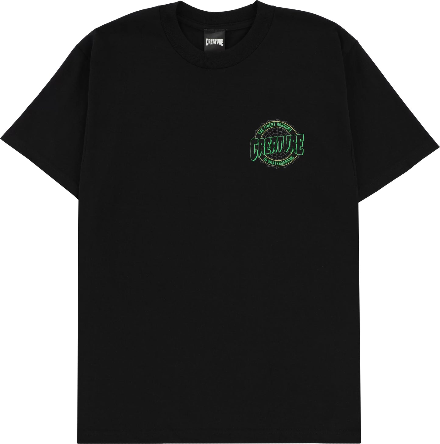 CREATURE - FINEST WEB TEE - BLACK