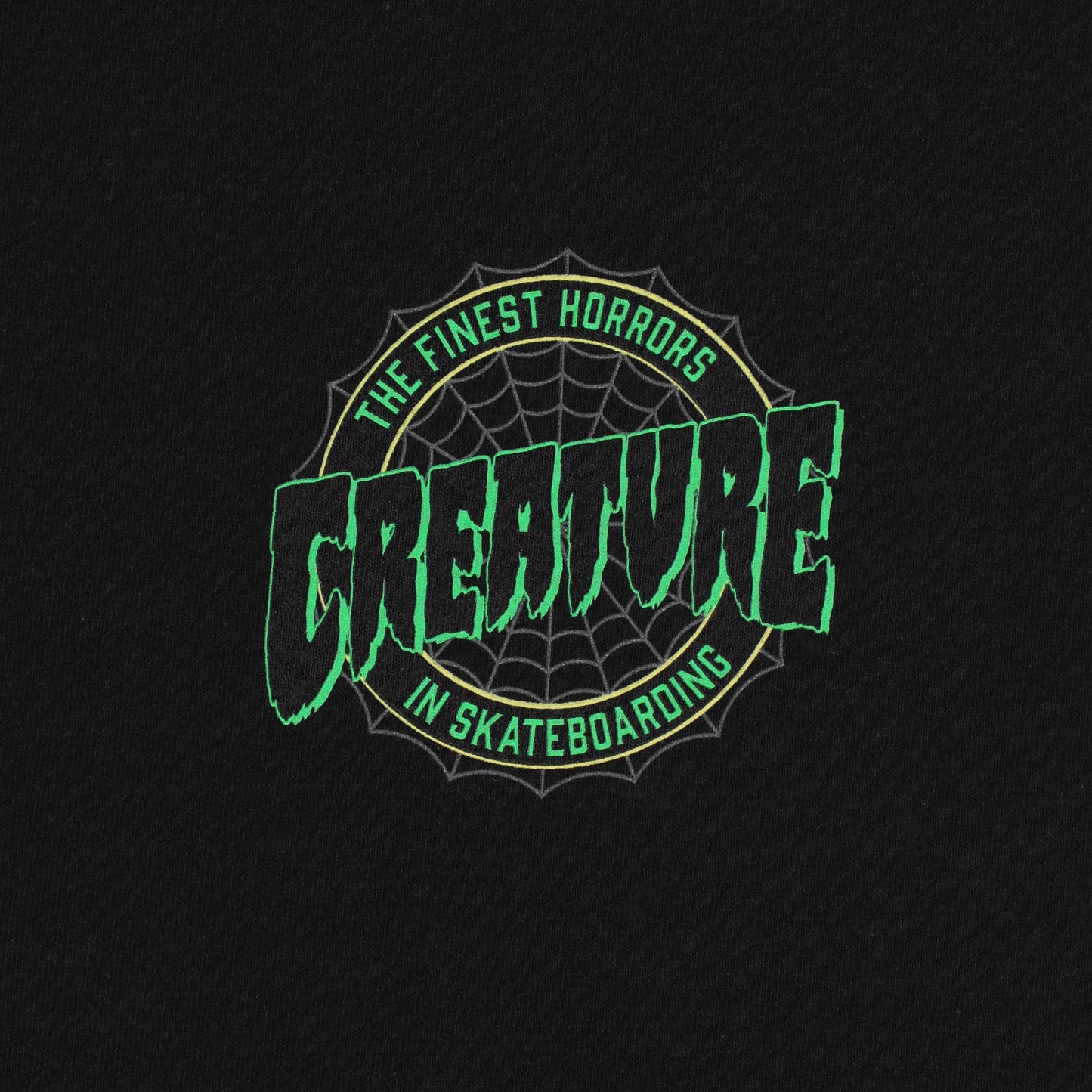 CREATURE - FINEST WEB TEE - BLACK