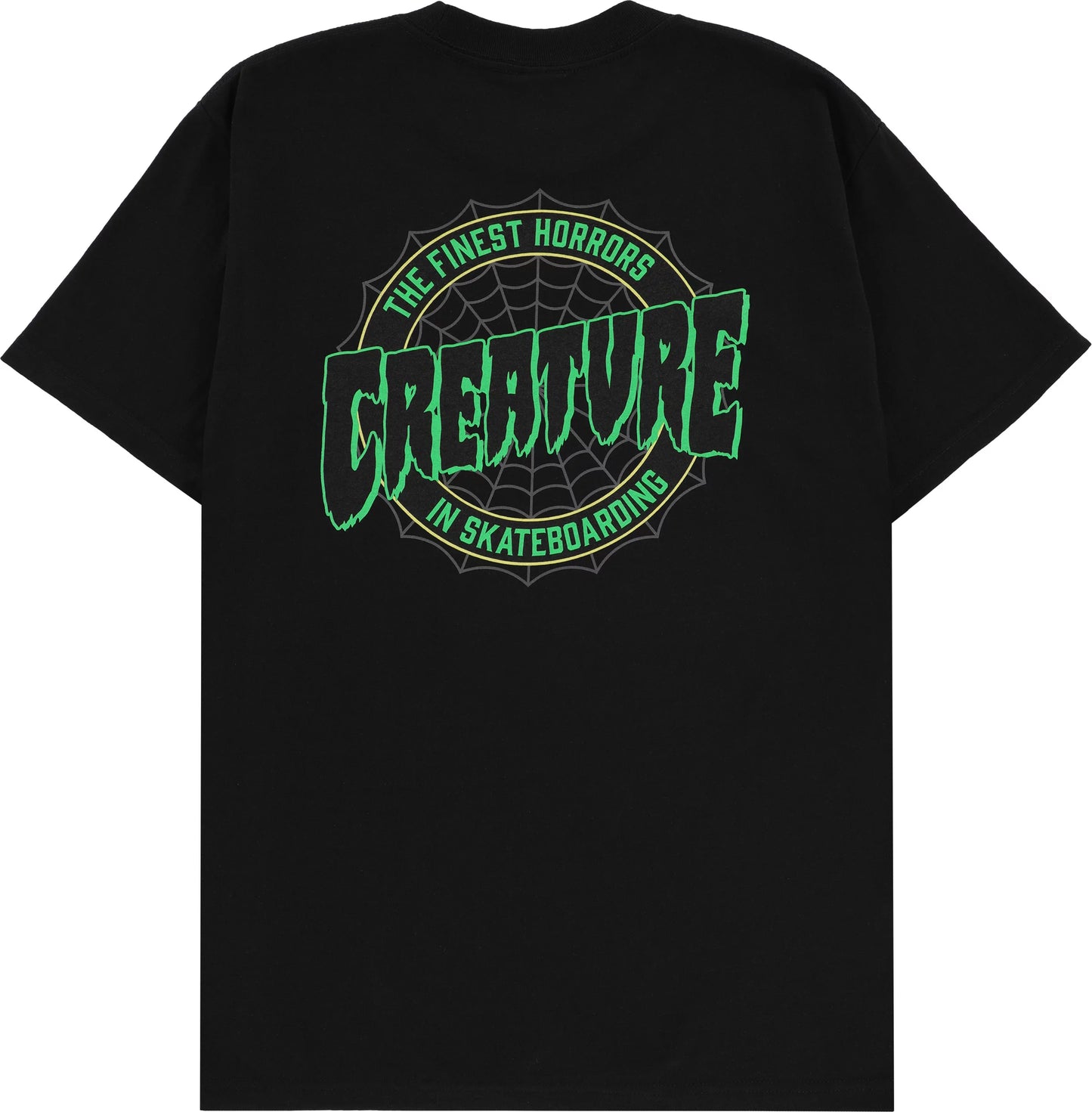 CREATURE - FINEST WEB TEE - BLACK