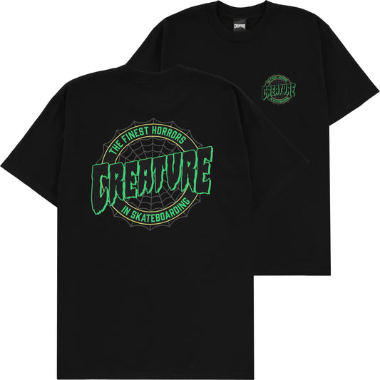 CREATURE - FINEST WEB TEE - BLACK