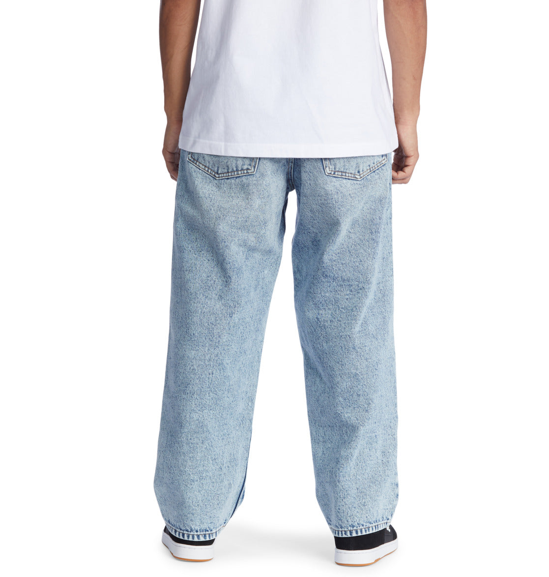 DC - WORKER BAGGY DENIM RIV - INDIGO VINTAGE WASH