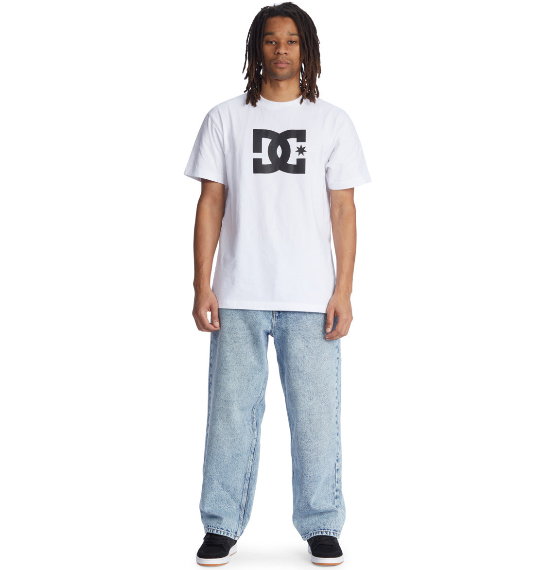 DC - WORKER BAGGY DENIM RIV - INDIGO VINTAGE WASH