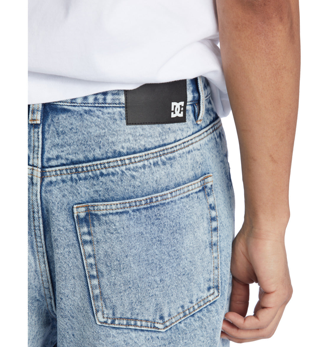 DC - WORKER BAGGY DENIM RIV - INDIGO VINTAGE WASH
