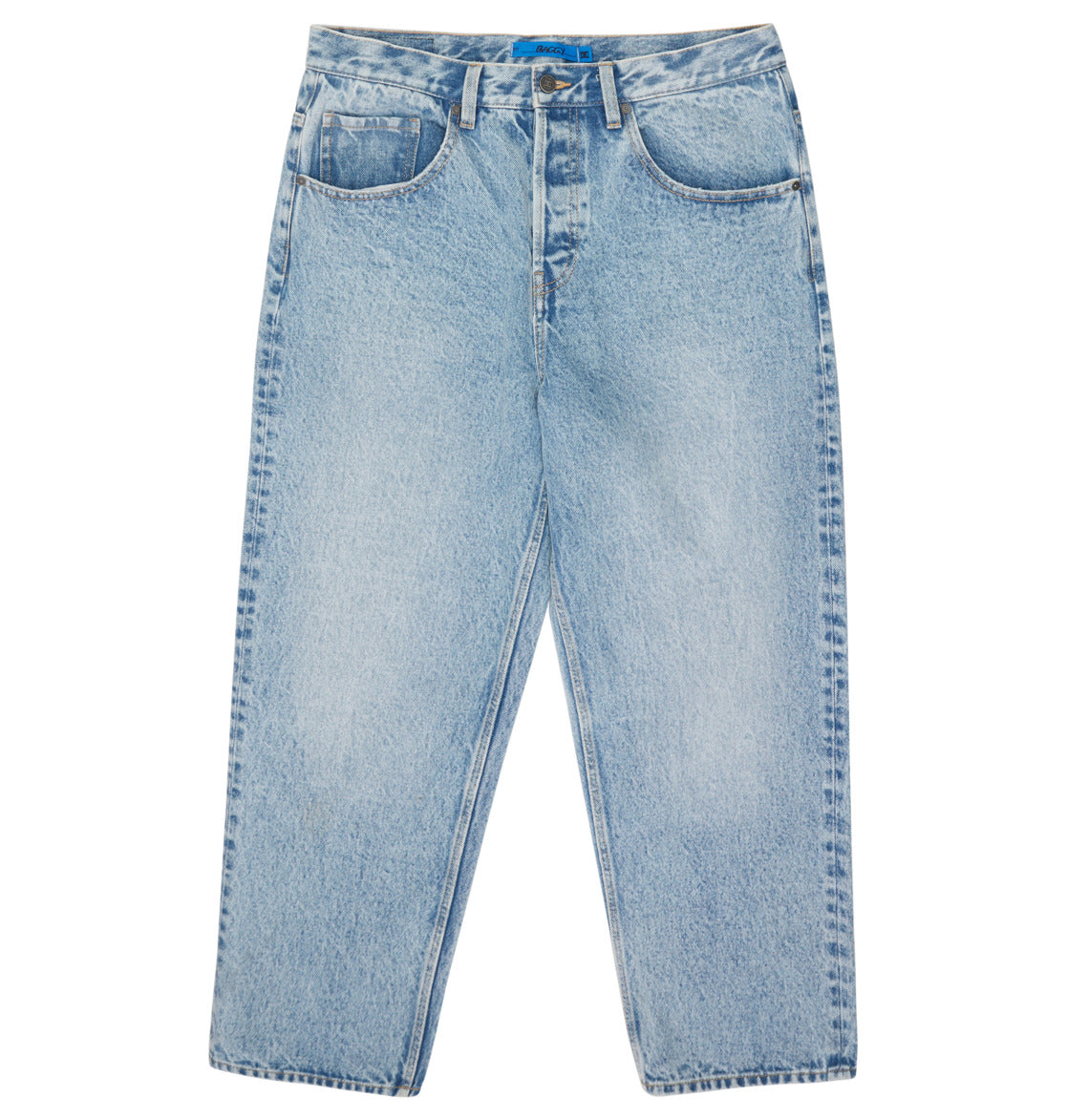 DC - WORKER BAGGY DENIM RIV - INDIGO VINTAGE WASH