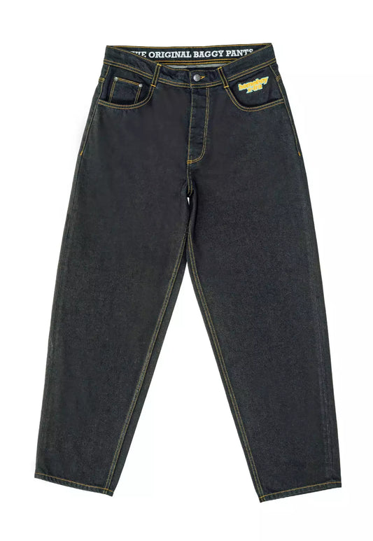 HOMEBOY - X-TRA BAGGY DENIM - WASHED BLACK/TOBACCO
