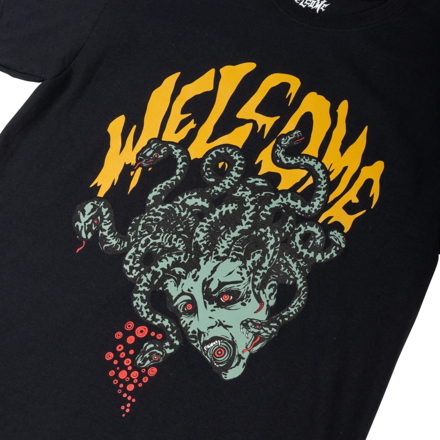 WELCOME - MEDUSA 2 TEE - BLACK