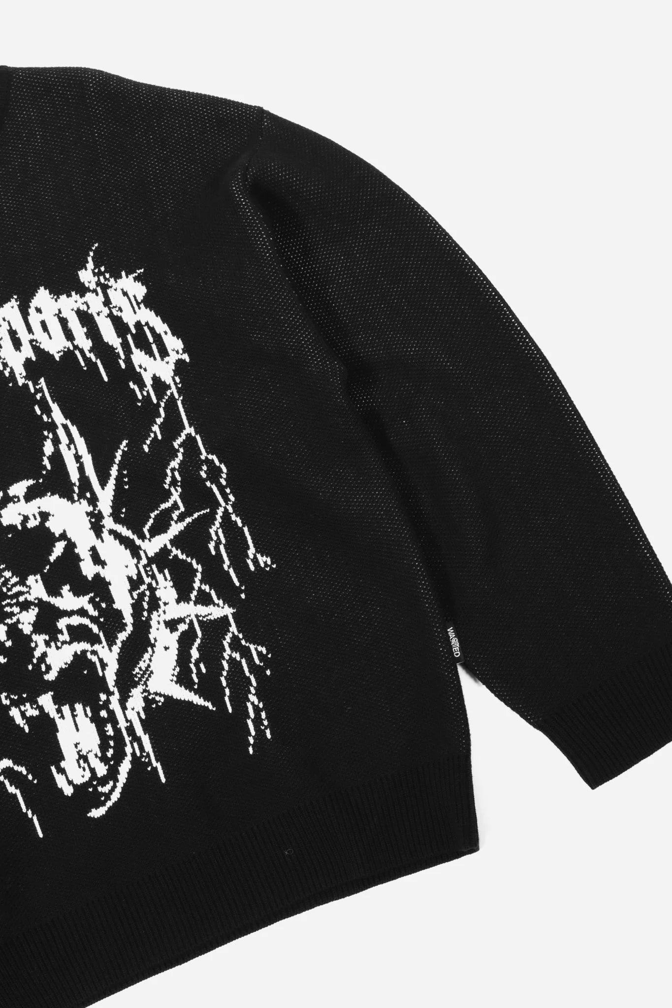 WASTED PARIS - SPIKE SWEATER - BLACK