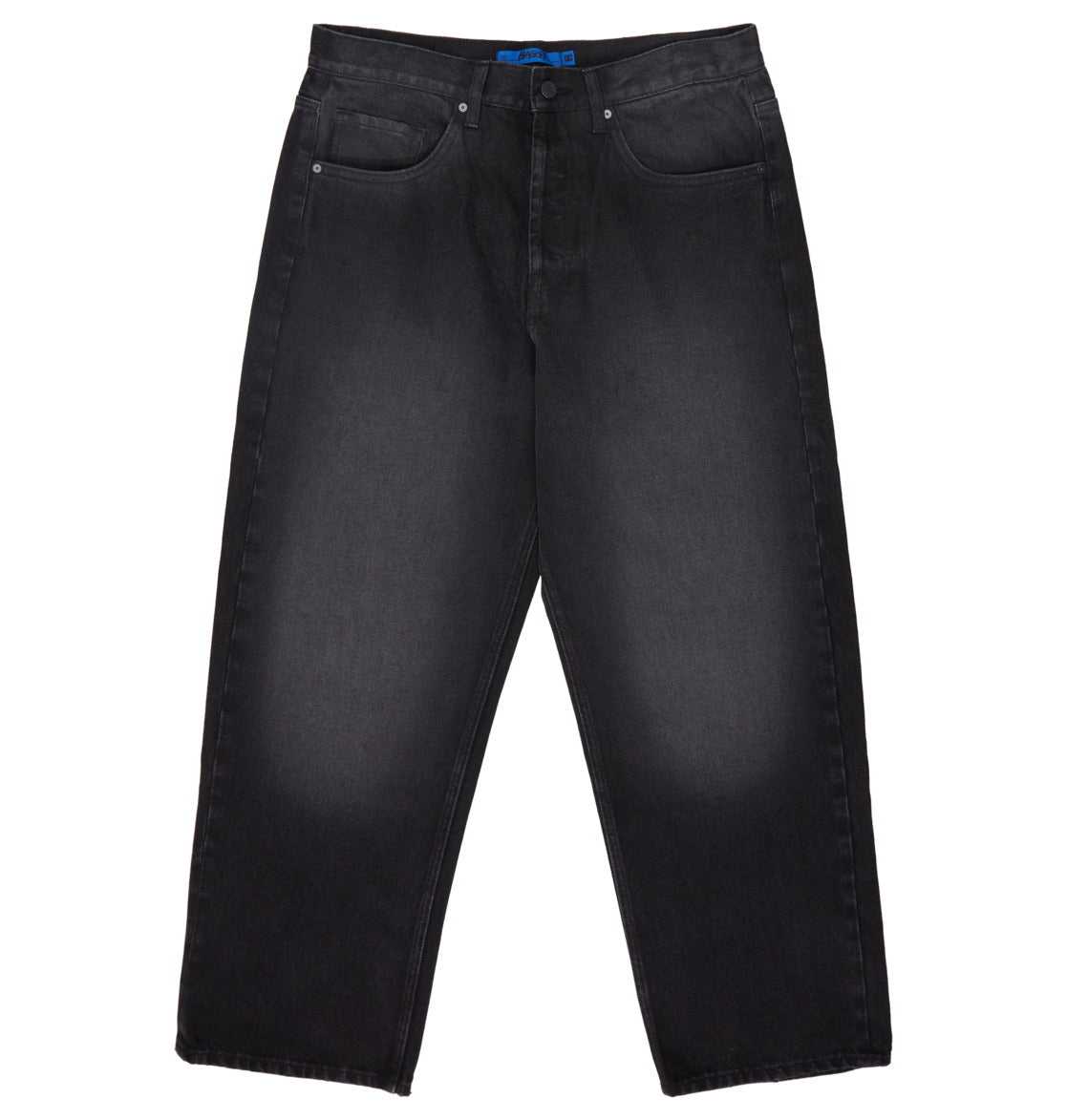 DC - WORKER BAGGY DENIM RBV - BLACK VINTAGE WASH