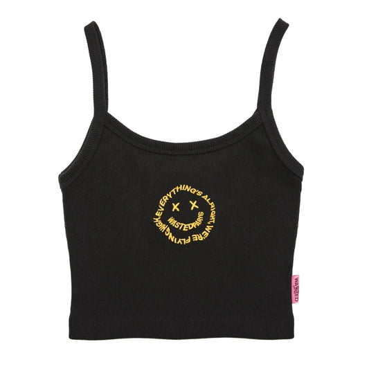 WASTED PARIS - LOVE ALRIGHT TOP - BLACK