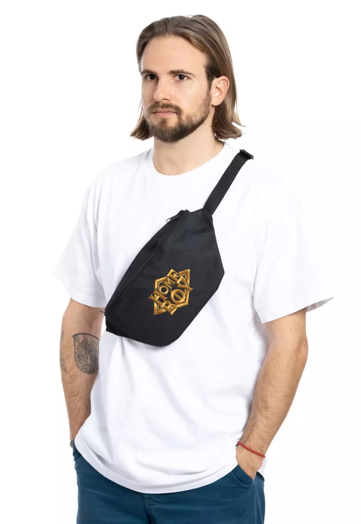 HOMEBOY - WAYFARER BAG - BLACK/BROWN