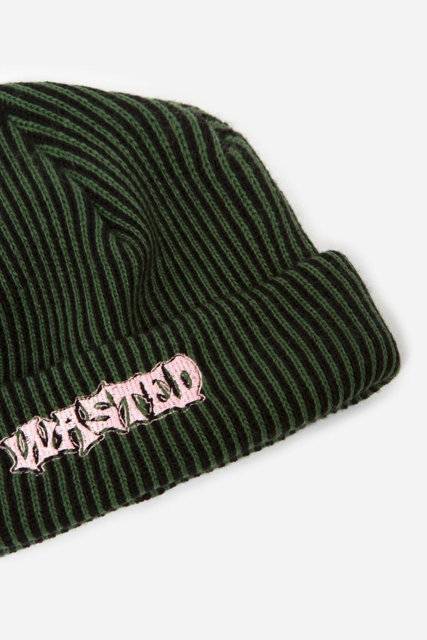 WASTED PARIS - TWO TONES METHOD BEANIE - LICHEN GREEN/PINE GREEN