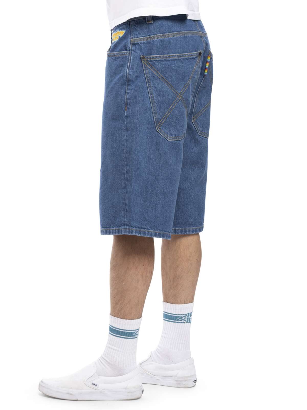 HOMEBOY - X-TRA BAGGY SHORTS - WASHED BLUE