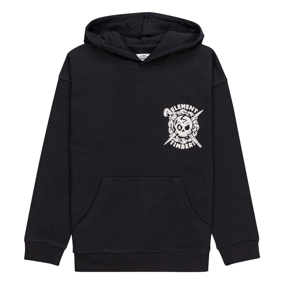 ELEMENT - ANGRY CLOUDS HOOD YOUTH - FLINT BLACK