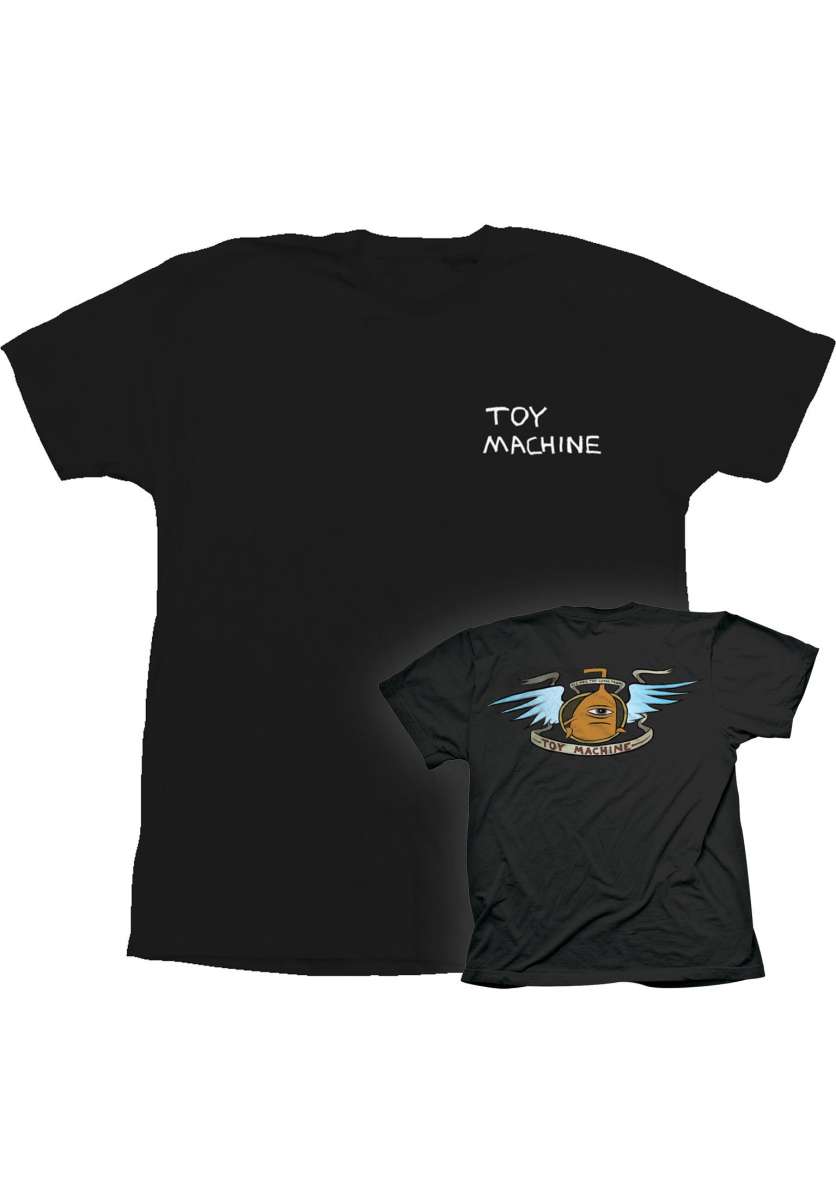 TOY MACHINE ALL HAIL 2020 TEE - BLACK