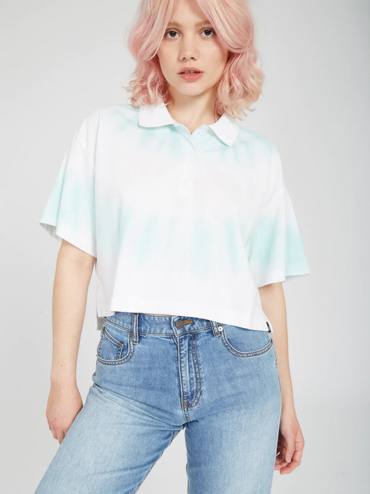 VOLCOM - ZTAR POLO - PALE AQUA