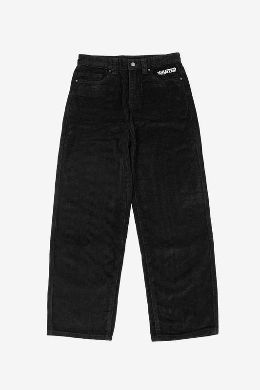 WASTED PARIS - METHOD CASPER PANT CORDUROY - BLACK