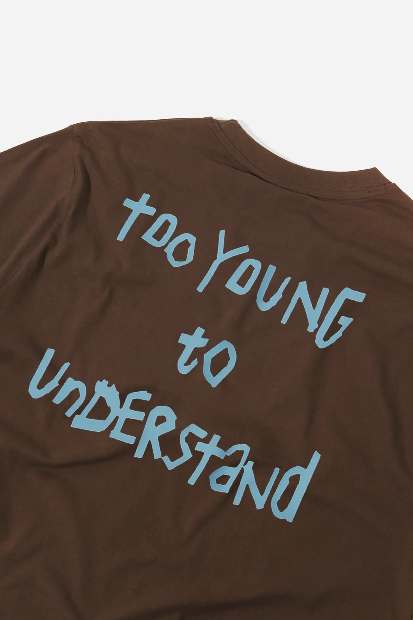WASTED PARIS - TOO YOUNG TEE - SLATE BROWN