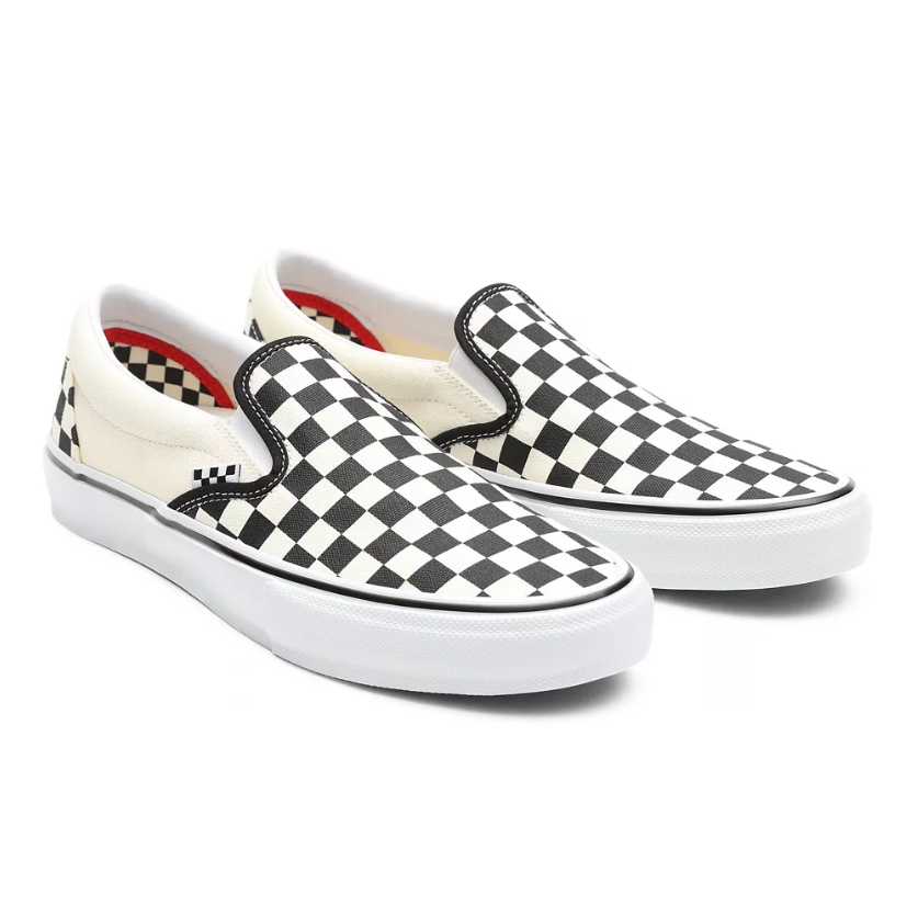 VANS - MN - SKATE SLIP-ON - CHECKERBOARD BLACK/OFF