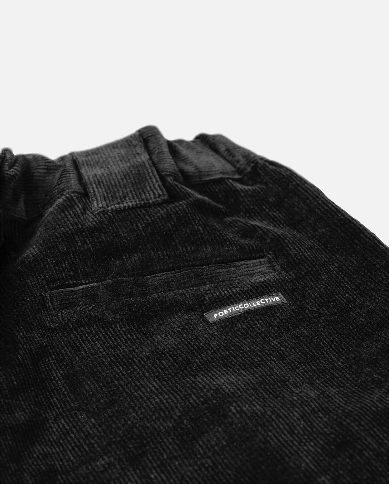 POETIC COLLECTIVE - PAINTER PANTS CORDUROY - BLACK