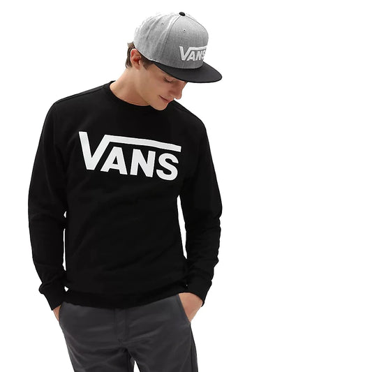 VANS - MN VANS CLASSIC CREW - BLACK/WHITE