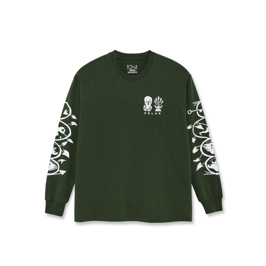 POLAR - SPIRAL LONGSLEEVE - DARK OLIVE