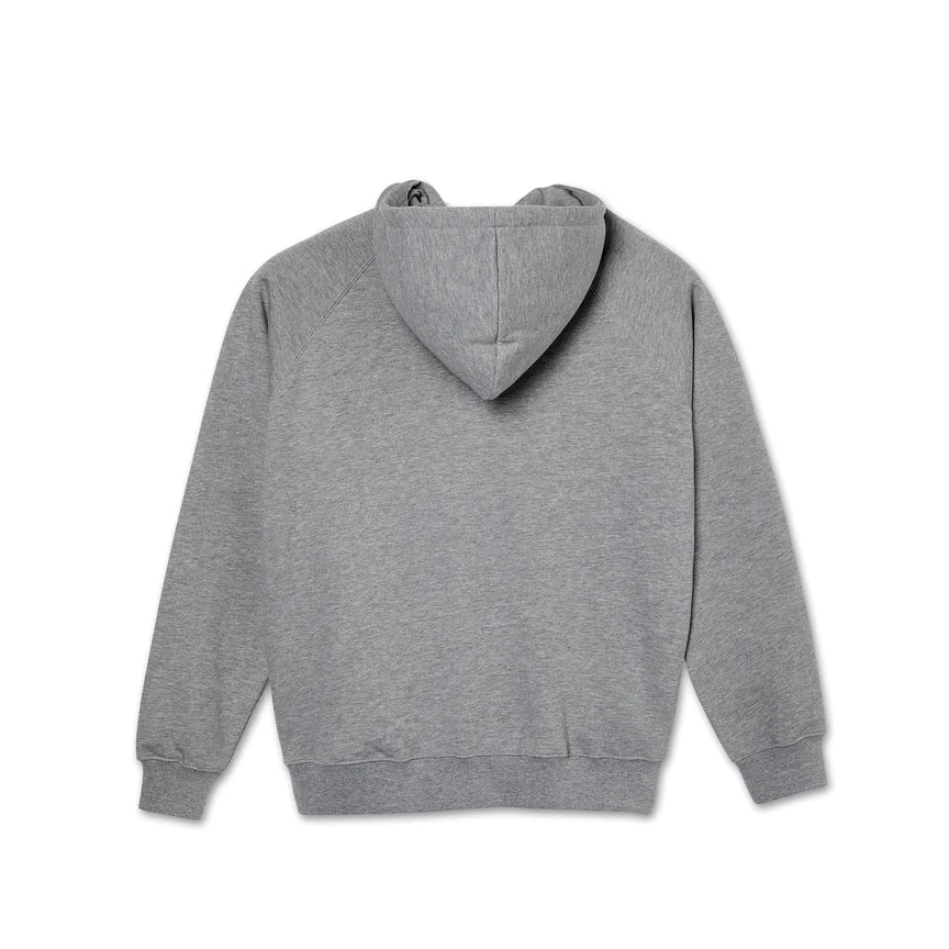 POLAR - DEVIL MAN ZIP HOODIE - HEATHER GREY