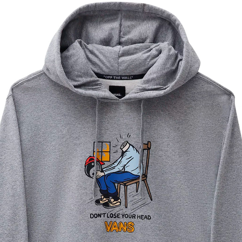 VANS - SKATE GRAPHIC PO HOODIE - CEMENT HEATHER