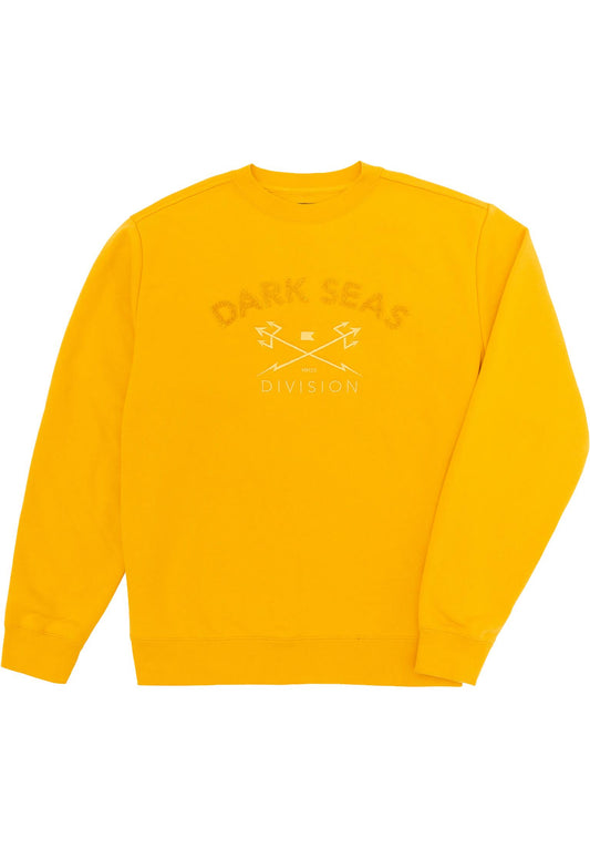 DARK SEAS - MASON CREW SWEAT - GOLD