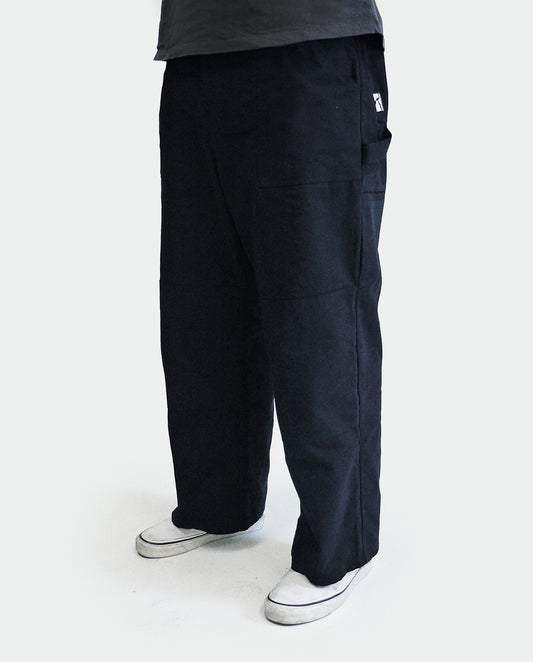 POETIC COLLECTIVE - SCULPTOR PANTS CANVAS - BLACK