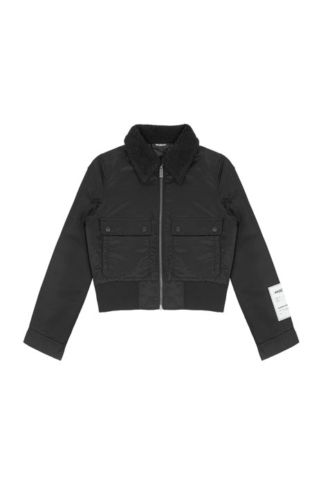 WASTED PARIS - WM - FLIGHT JACKET NYLON - BLACK