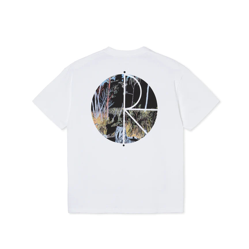 POLAR - FORREST FILL LOGO TEE - WHITE
