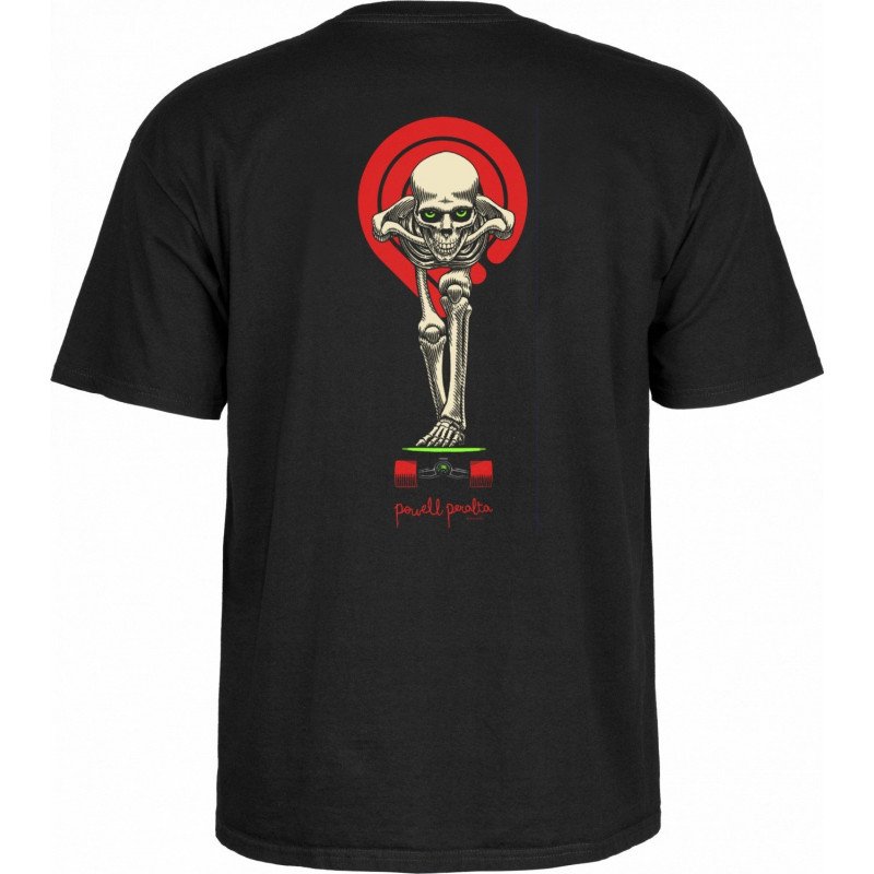 POWELL-PERALTA - TUCKING SKELETON TEE - BLACK