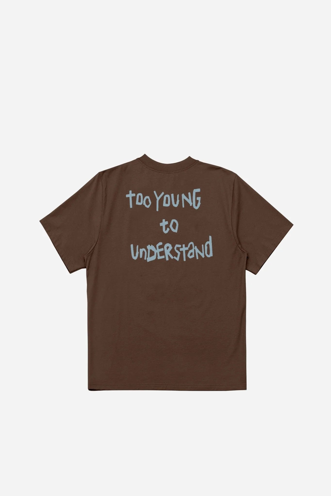 WASTED PARIS - TOO YOUNG TEE - SLATE BROWN