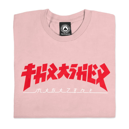 THRASHER - GIRLS GODZILLA S/S TEE - LIGHT PINK
