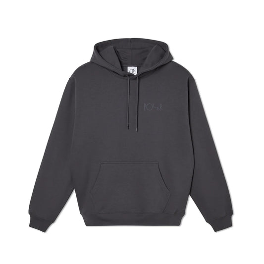 POLAR - STROKE LOGO HOODIE - GRAPHITE