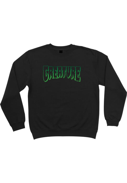 CREATURE - OUTLINE CREWNECK - BLACK