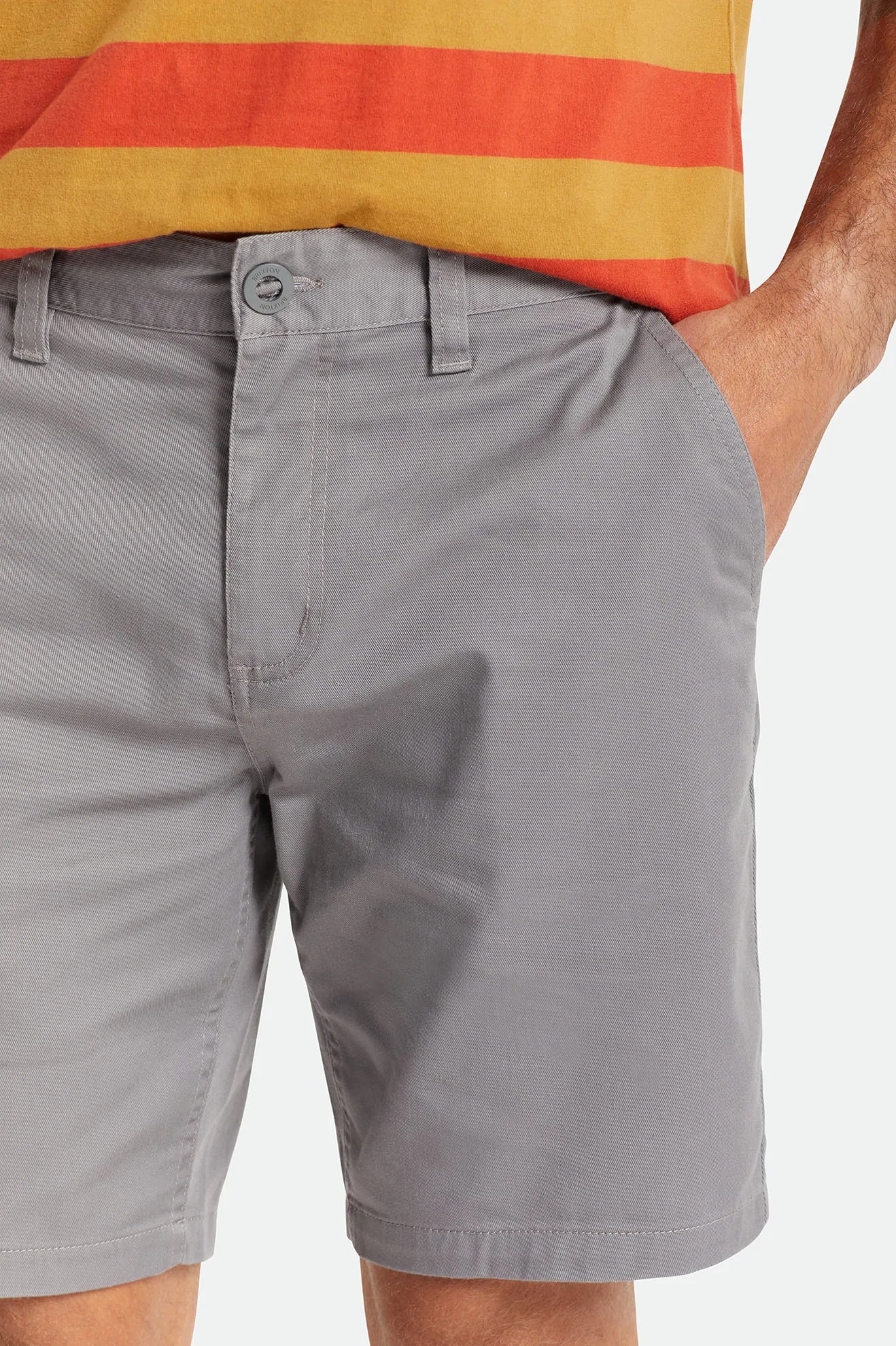BRIXTON - CHOICE CHINO SHORT - PEBBLE