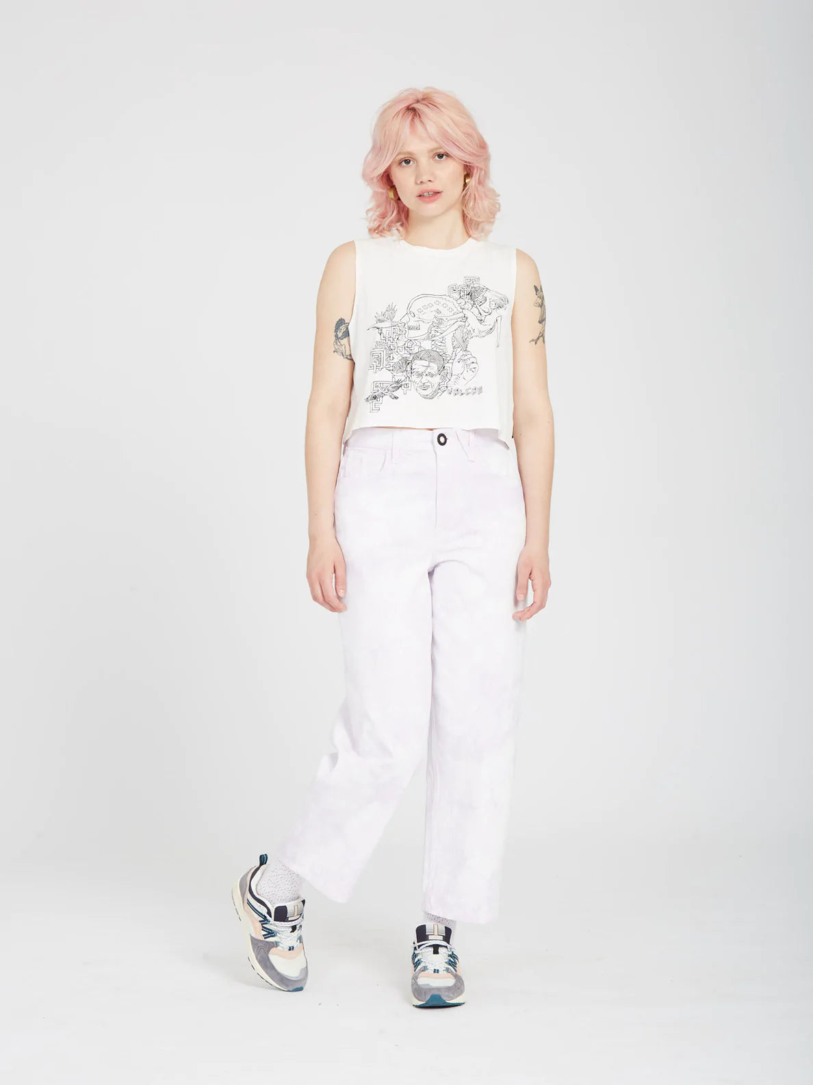 VOLCOM - WEELOW DENIM - LIGHT ORCHID