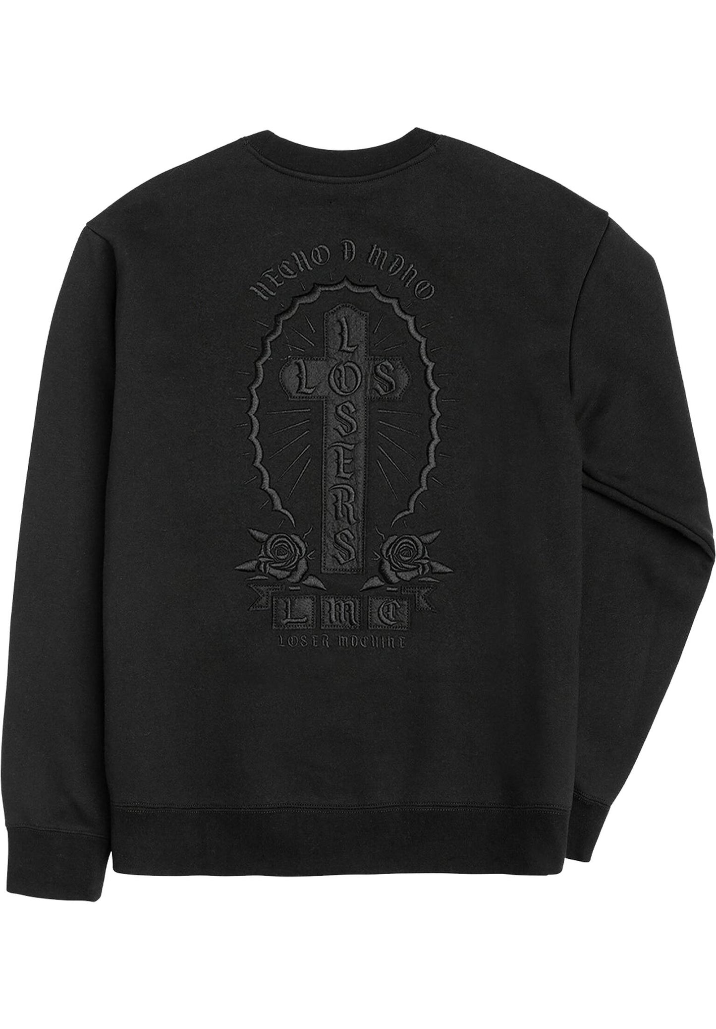 LOSER MACHINE - LOS LOSERS CUSTOM FLEECE - BLACK