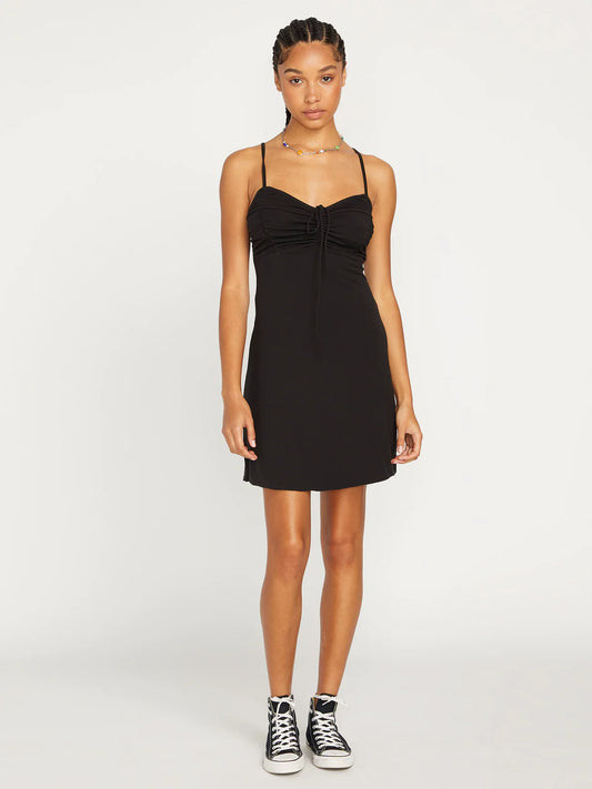 VOLCOM - LUVCON DRESS - BLACK