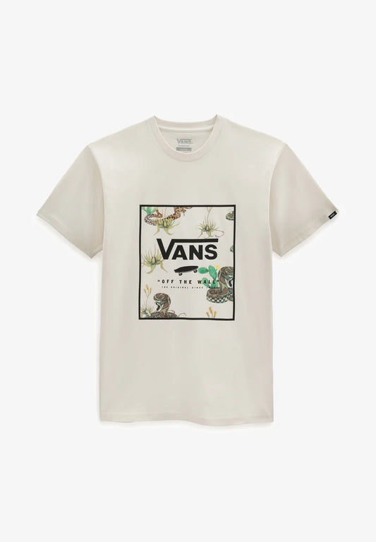 VANS - MN CLASSIC PRINT BOX TEE - ANTIQUE WHITE-DESERT