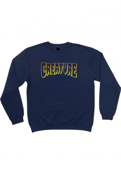 CREATURE - OUTLINE CREWNECK - NAVY