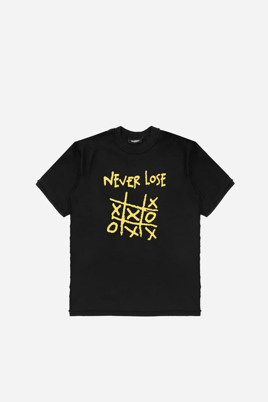 WASTED PARIS - NEVER LOSE TEE - BLACK