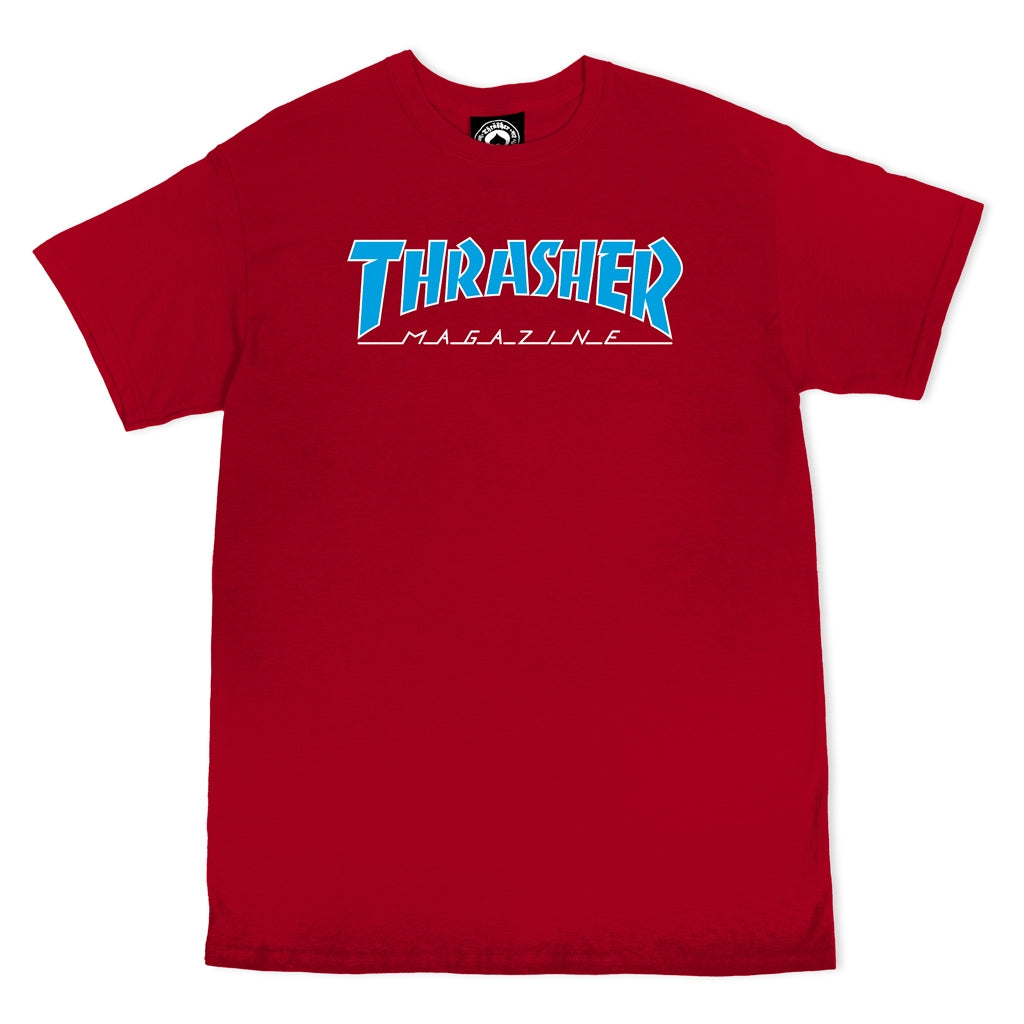 THRASHER - OUTLINED TEE - CARDINAL