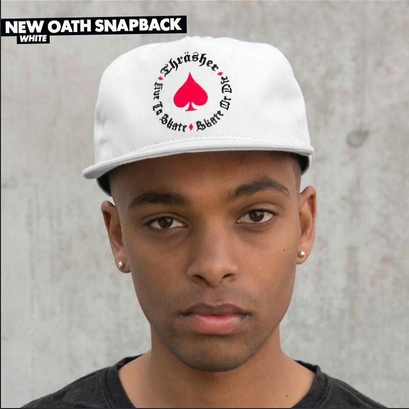 THRASHER - OATH SNAPBACK - WHITE