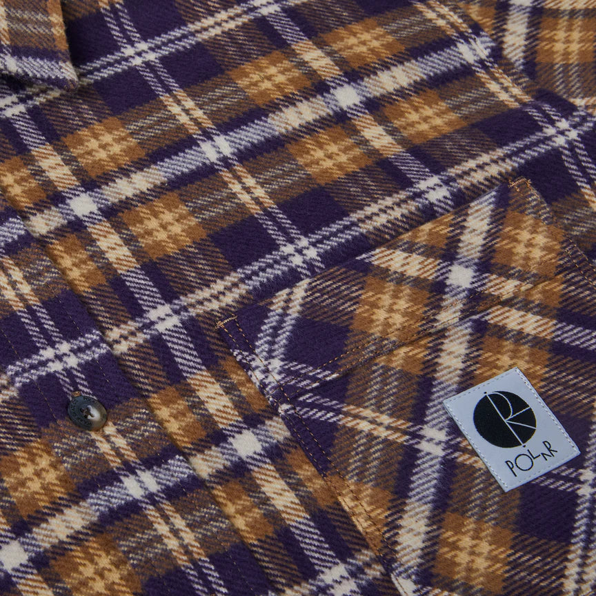 POLAR - FLANNEL SHIRT - PLUM