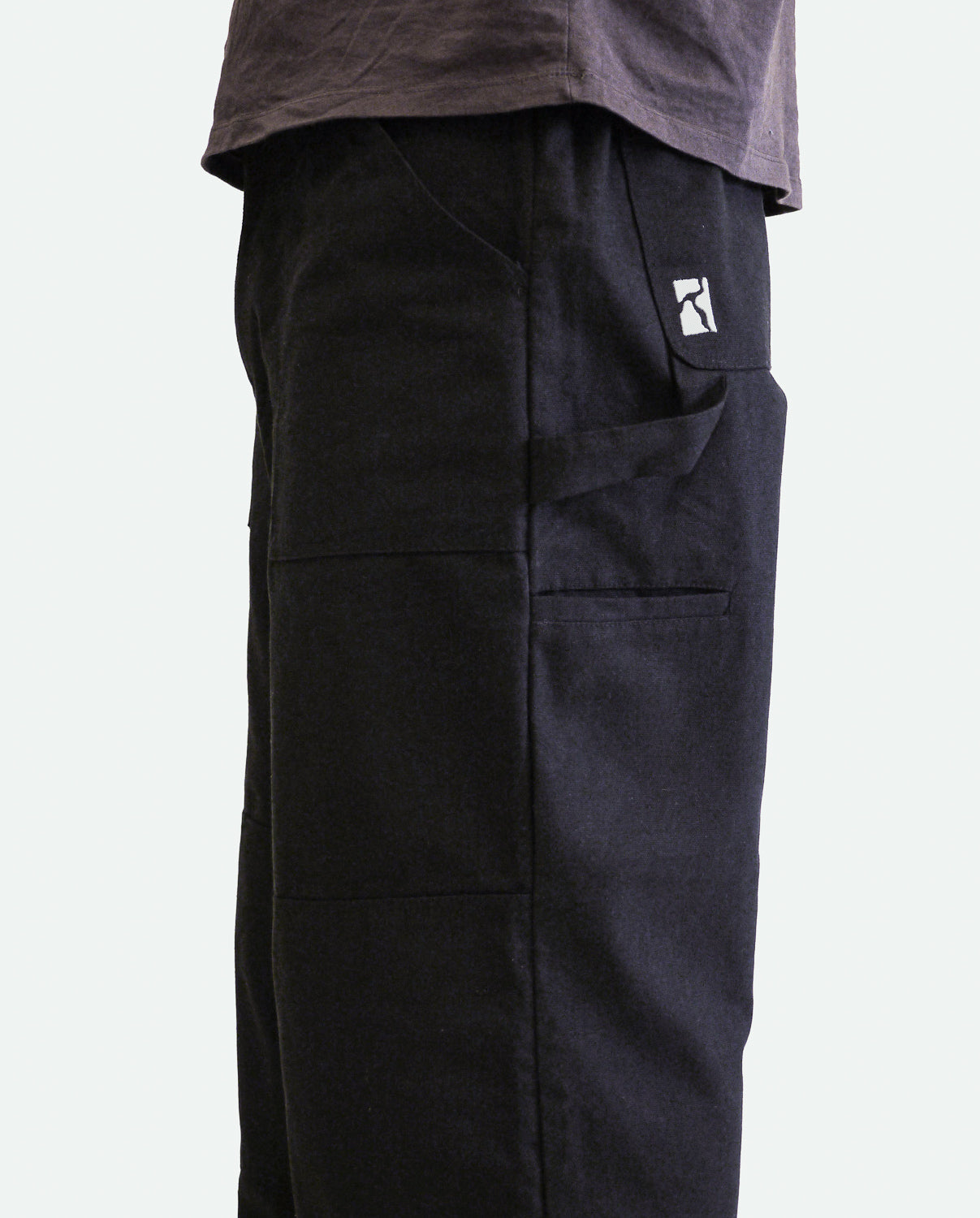 POETIC COLLECTIVE - SCULPTOR PANTS CANVAS - BLACK