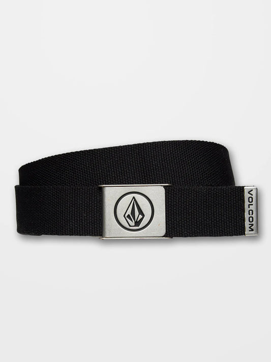 VOLCOM - CIRCLE WEB BELT - BLACK