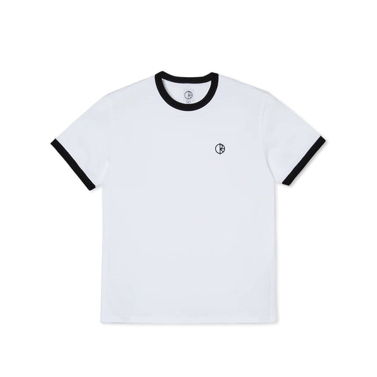 POLAR - RIOS RINGER TEE - WHITE/BLACK